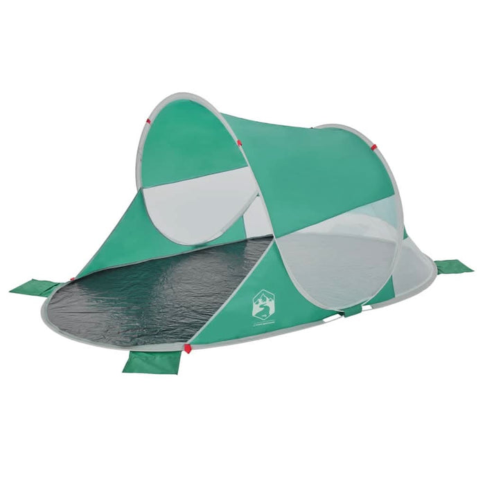 Cort de plajă pop-up, verde marin, impermeabil - WALTI WALTI