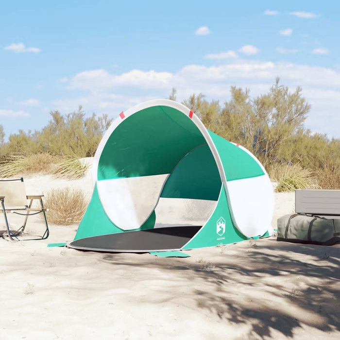 Cort de plajă pop-up, verde marin, impermeabil - WALTI WALTI