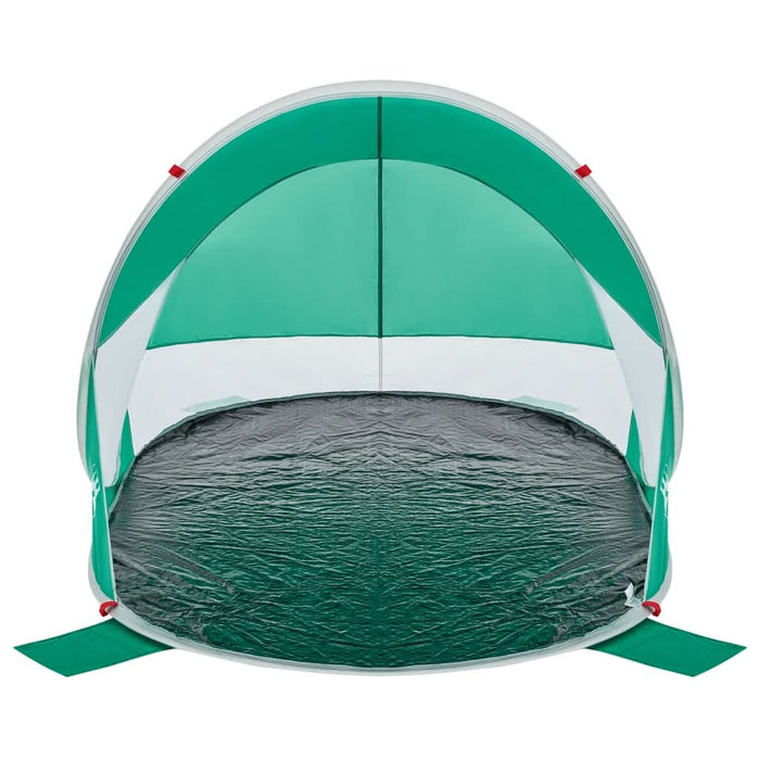 Cort de plajă pop-up, verde marin, impermeabil - WALTI WALTI