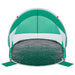 Cort de plajă pop-up, verde marin, impermeabil - WALTI WALTI