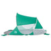 Cort de plajă pop-up, verde marin, impermeabil - WALTI WALTI