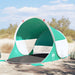 Cort de plajă pop-up, verde marin, impermeabil - WALTI WALTI