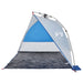 Cort camping, albastru azuriu, impermeabil, setare rapidă - WALTI WALTI