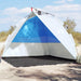 Cort camping, albastru azuriu, impermeabil, setare rapidă - WALTI WALTI