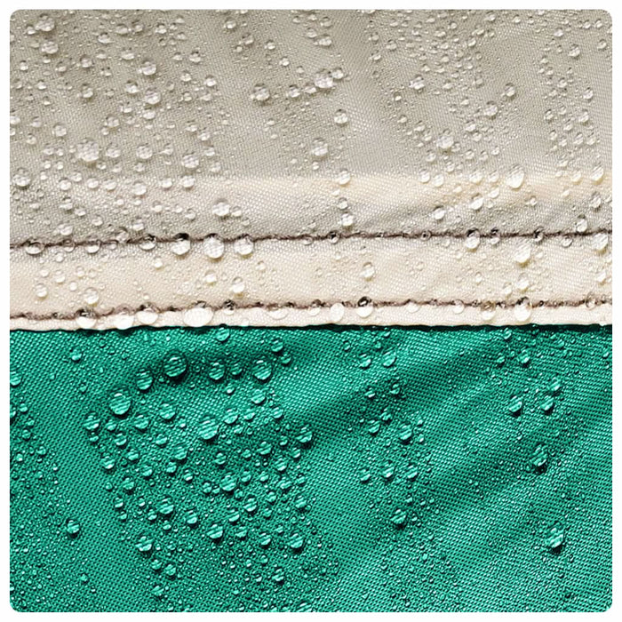 Cort de plajă, verde marin, impermeabil, setare rapidă - WALTI WALTI