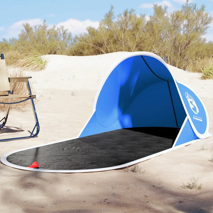 Cort de plajă pop-up, albastru azur, rezistent la apă - WALTI WALTI