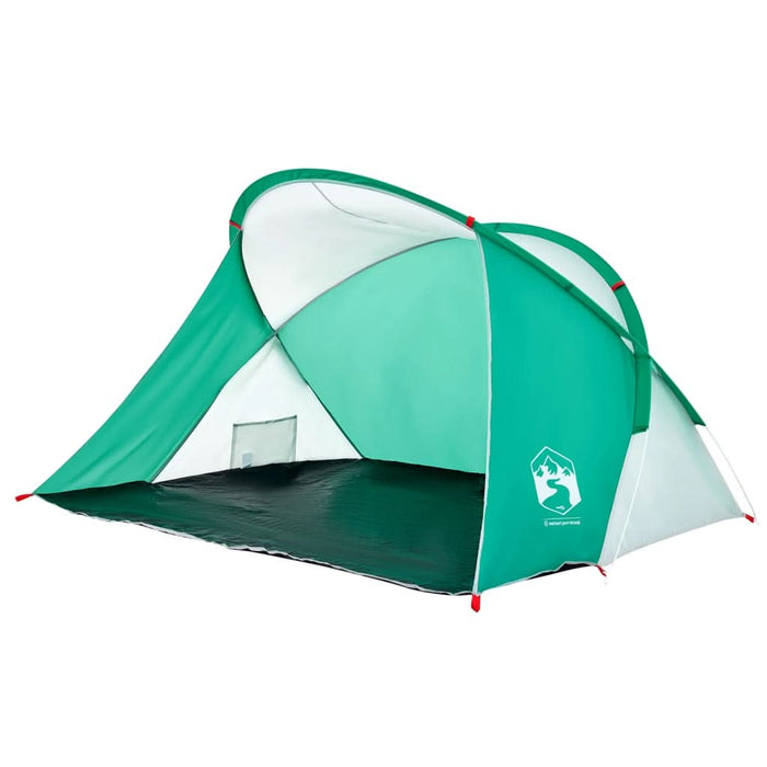 Cort de plajă 2 persoane pop-up, verde marin, impermeabil - WALTI WALTI