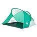 Cort de plajă 2 persoane pop-up, verde marin, impermeabil - WALTI WALTI