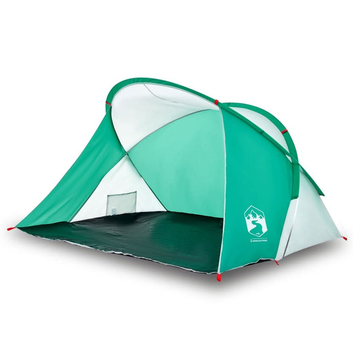 Cort de plajă 2 persoane pop-up, verde marin, impermeabil - WALTI WALTI