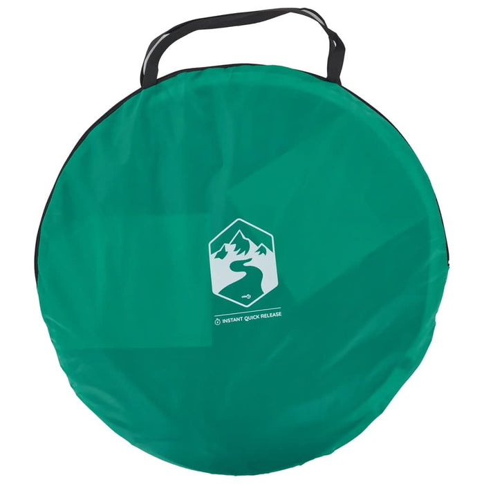 Cort de plajă 2 persoane pop-up, verde marin, impermeabil - WALTI WALTI