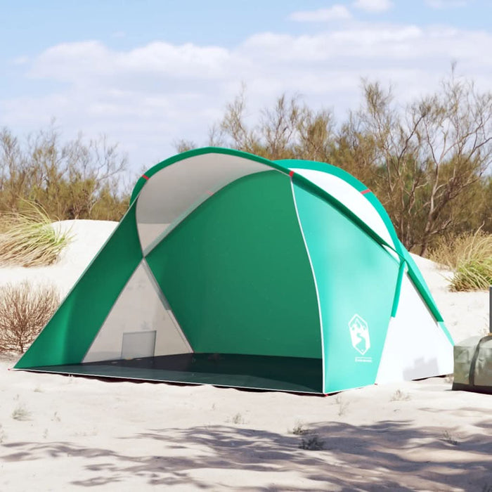 Cort de plajă 2 persoane pop-up, verde marin, impermeabil - WALTI WALTI