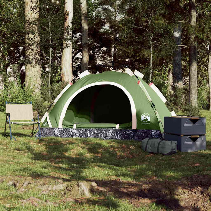 Cort de camping pentru 2 persoane, setare rapidă, verde - WALTI WALTI