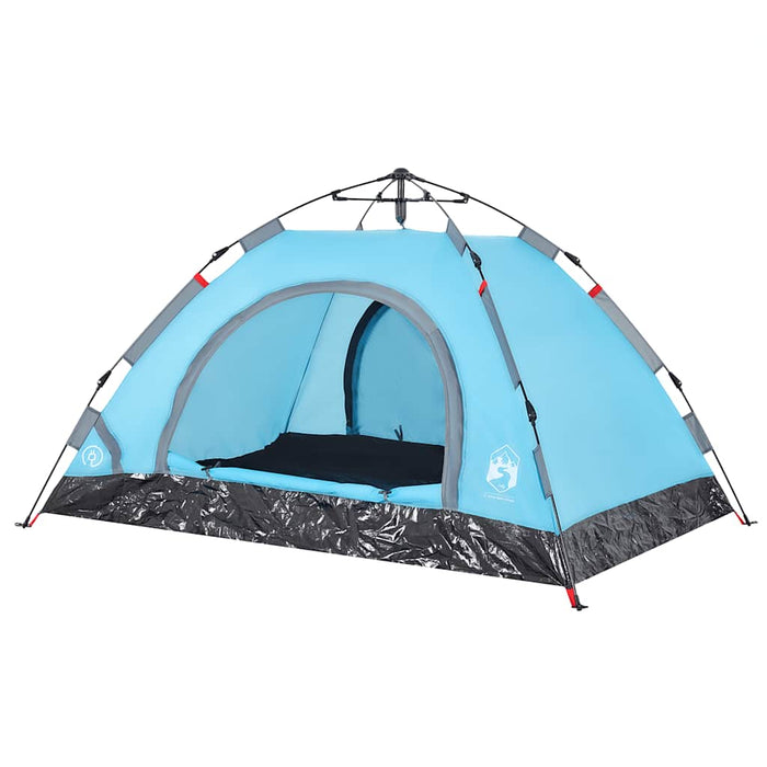Cort de camping pentru 2 persoane, setare rapidă, albastru - WALTI WALTI