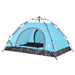 Cort de camping pentru 2 persoane, setare rapidă, albastru - WALTI WALTI