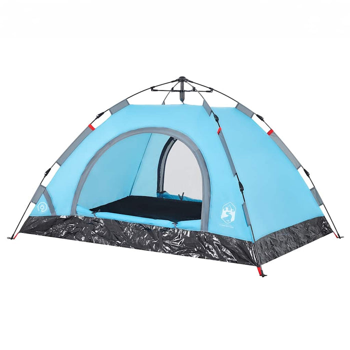Cort de camping pentru 2 persoane, setare rapidă, albastru - WALTI WALTI