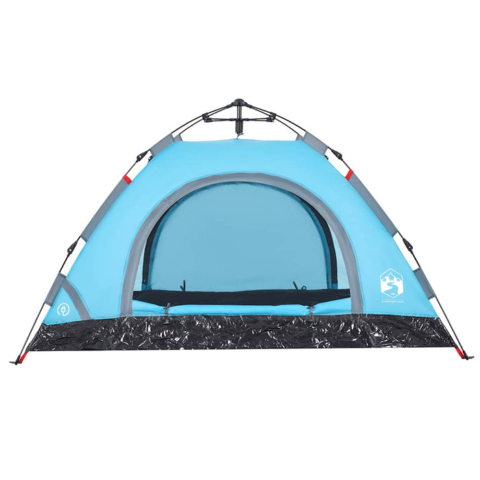 Cort de camping pentru 2 persoane, setare rapidă, albastru - WALTI WALTI