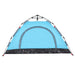 Cort de camping pentru 2 persoane, setare rapidă, albastru - WALTI WALTI
