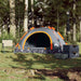 Cort de camping, 2 persoane, gri/portocaliu, setare rapidă - WALTI WALTI