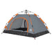 Cort de camping, 2 persoane, gri/portocaliu, setare rapidă - WALTI WALTI