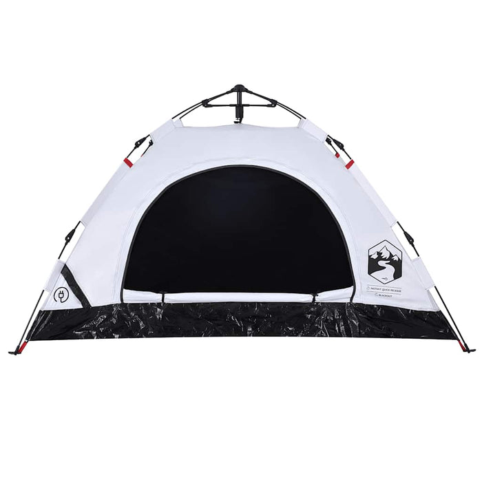 Cort de camping 2 persoane, alb opac, setare rapidă, țesătură - WALTI WALTI