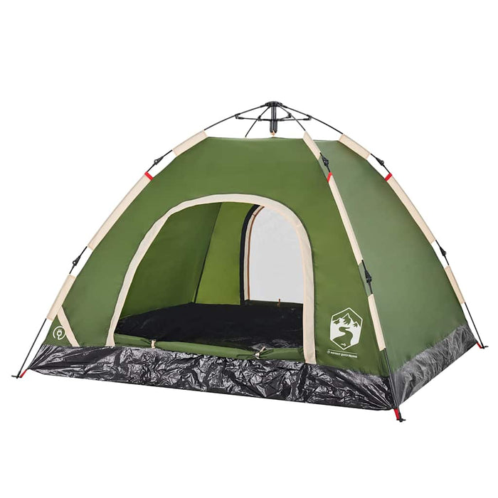 Cort de camping pentru 3 persoane, setare rapidă, verde - WALTI WALTI