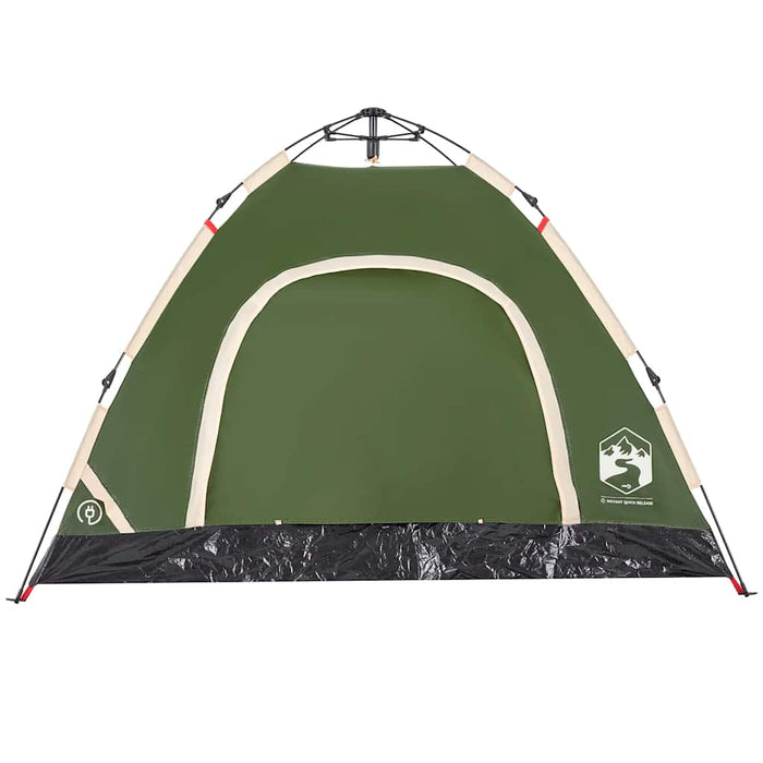 Cort de camping pentru 3 persoane, setare rapidă, verde - WALTI WALTI