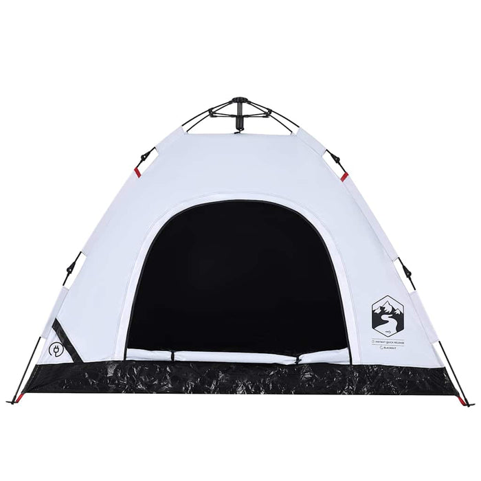 Cort de camping 3 persoane, alb opac, setare rapidă, țesătură - WALTI WALTI