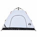 Cort de camping 3 persoane, alb opac, setare rapidă, țesătură - WALTI WALTI