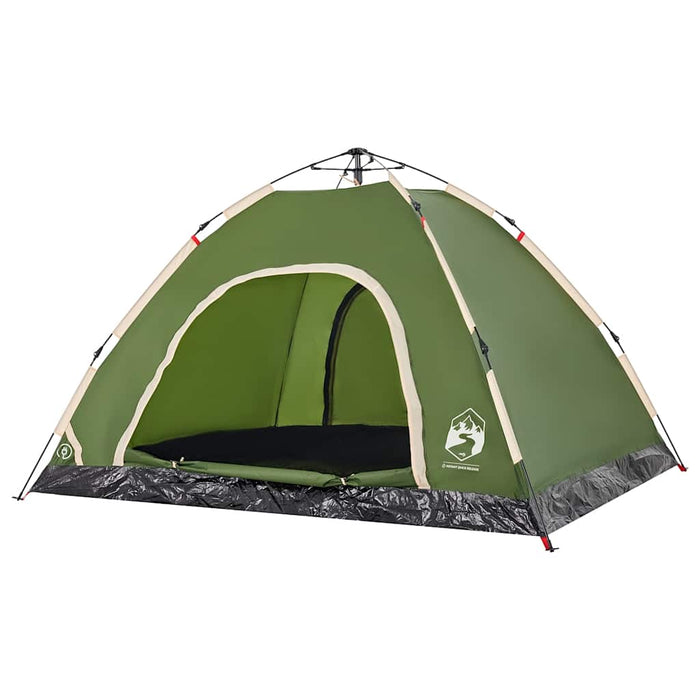 Cort de camping pentru 4 persoane, setare rapidă, verde - WALTI WALTI