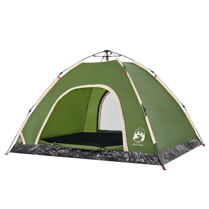 Cort de camping pentru 4 persoane, setare rapidă, verde - WALTI WALTI