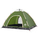 Cort de camping pentru 4 persoane, setare rapidă, verde - WALTI WALTI