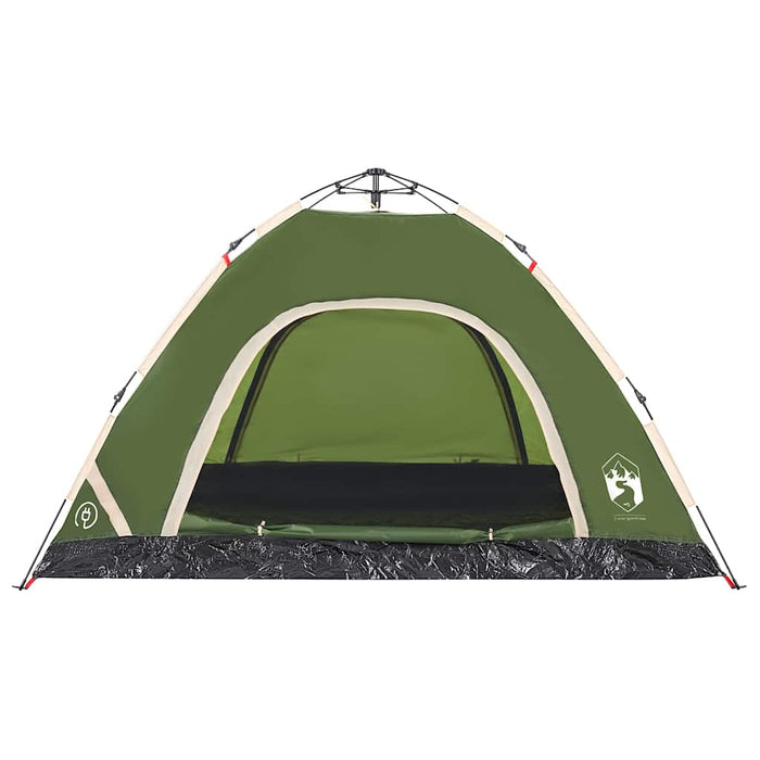 Cort de camping pentru 4 persoane, setare rapidă, verde - WALTI WALTI