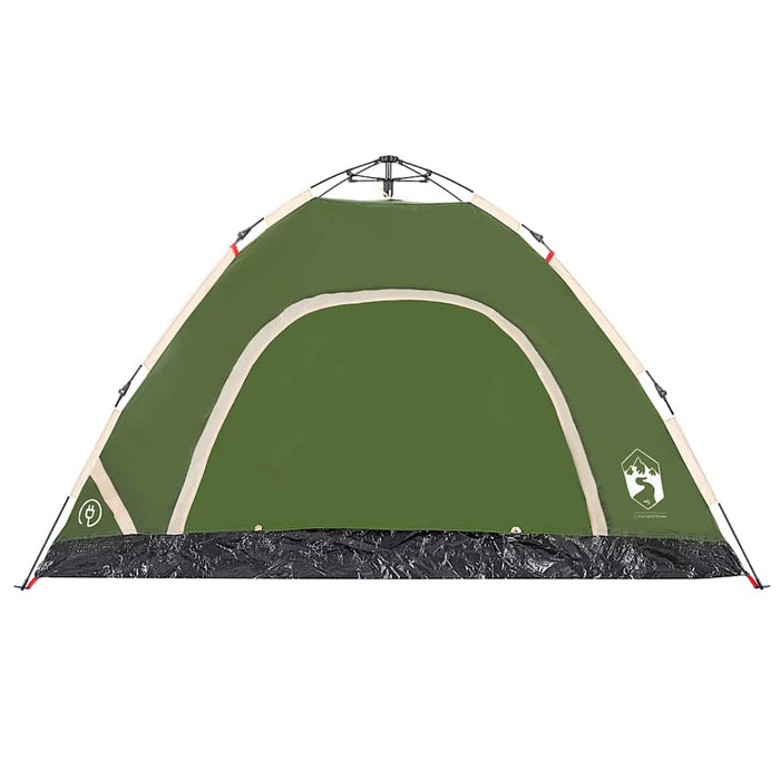 Cort de camping pentru 4 persoane, setare rapidă, verde - WALTI WALTI