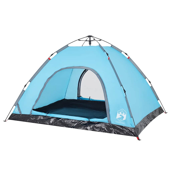 Cort de camping pentru 4 persoane, setare rapidă, albastru - WALTI WALTI