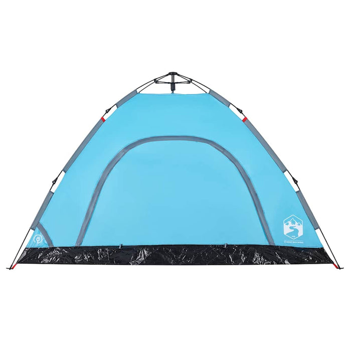 Cort de camping pentru 4 persoane, setare rapidă, albastru - WALTI WALTI