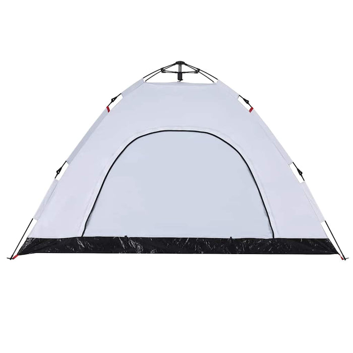 Cort de camping 4 persoane, alb opac, setare rapidă, țesătură - WALTI WALTI