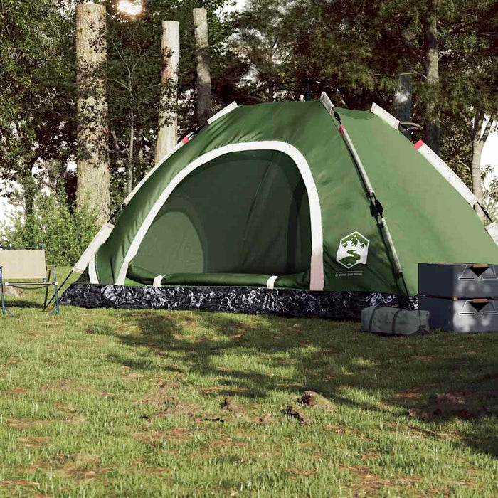 Cort de camping pentru 5 persoane, eliberare rapidă, verde - WALTI WALTI