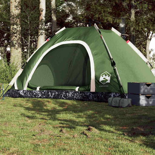 Cort de camping pentru 5 persoane, eliberare rapidă, verde - WALTI WALTI
