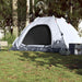 Cort de camping 5 persoane, alb opac, setare rapidă, țesătură - WALTI WALTI