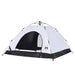 Cort de camping 5 persoane, alb opac, setare rapidă, țesătură - WALTI WALTI