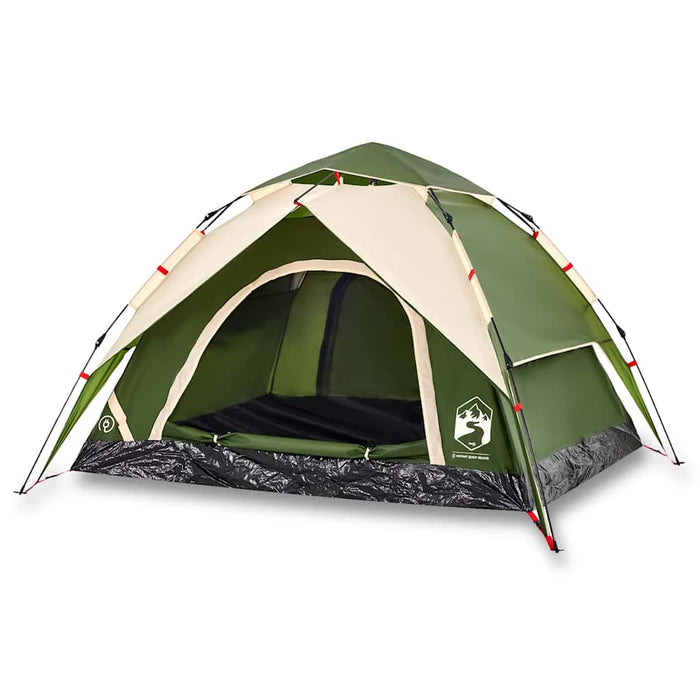 Cort de camping cupolă 3 persoane, setare rapidă, verde - WALTI WALTI