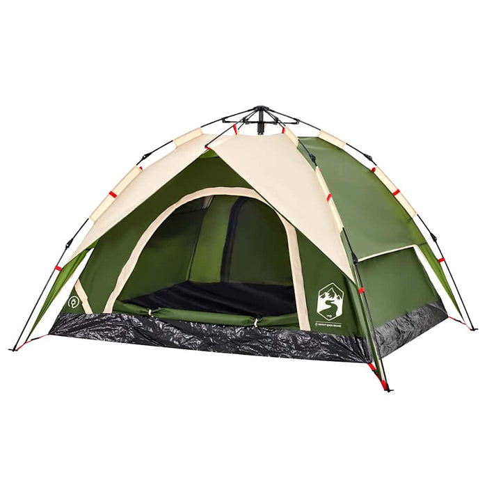 Cort de camping cupolă 3 persoane, setare rapidă, verde - WALTI WALTI