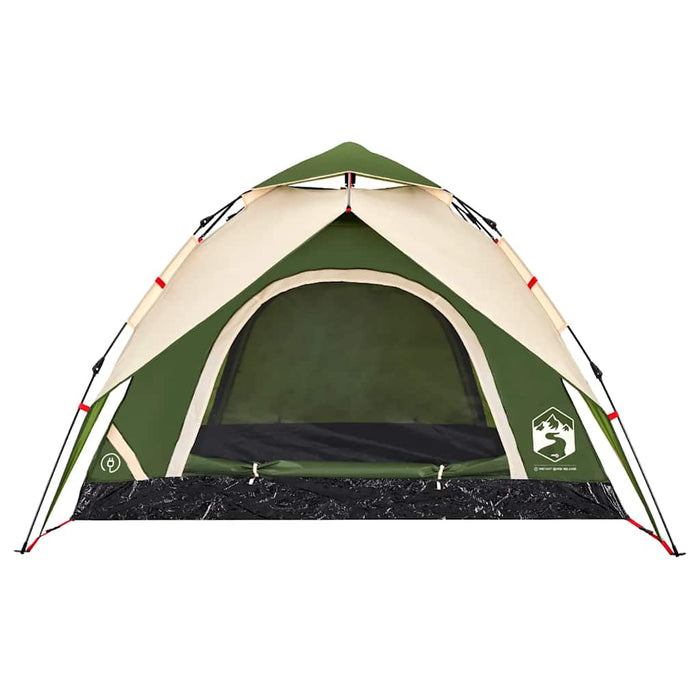 Cort de camping cupolă 3 persoane, setare rapidă, verde - WALTI WALTI