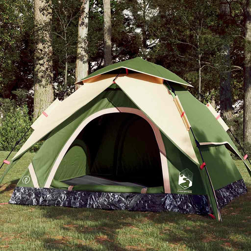 Cort de camping cupolă 3 persoane, setare rapidă, verde - WALTI WALTI