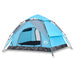 Cort de camping cupolă 3 persoane, setare rapidă, albastru - WALTI WALTI