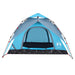 Cort de camping cupolă 3 persoane, setare rapidă, albastru - WALTI WALTI