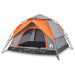 Cort camping cupolă 3 persoane, gri/portocaliu, setare rapidă - WALTI WALTI