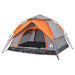 Cort camping cupolă 3 persoane, gri/portocaliu, setare rapidă - WALTI WALTI