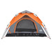 Cort camping cupolă 3 persoane, gri/portocaliu, setare rapidă - WALTI WALTI
