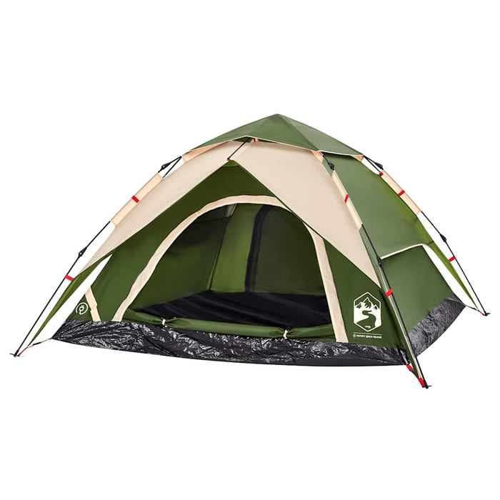 Cort de camping cupolă 4 persoane, setare rapidă, verde WALTI